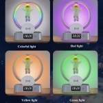 Επιτραπέζιο ρολόι LED - Ξυπνητήρι - Ηχείο RGB - Ασύρματος φορτιστής (Y-558 G)