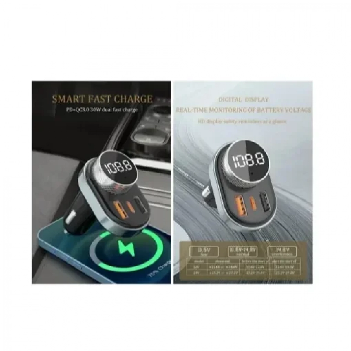 Awei FM Transmitter Αυτοκινήτου C-843