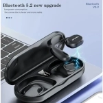 Ασύρματα ακουστικά Bluetooth Handsfree με θήκη φόρτισης Awei T69 μαύρο