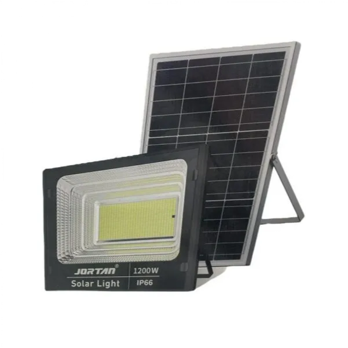 Ηλιακός προβολέας LED 1200W 76800LM με πάνελ και τηλεχειριστήριο Jortan JT-BJ1200W
