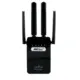 WiFi Extender Single Band (2.4GHz) 300Mbps με 2 θύρες Ethernet Andowl Q-T83 μαύρο