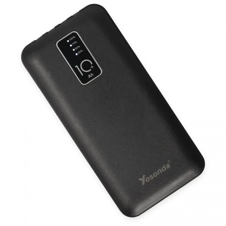 Yosonda A63 10000mAh Powerbank - Μαύρο