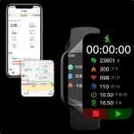 Z52 Pro Smartwatch με Παλμογράφο Μαύρο