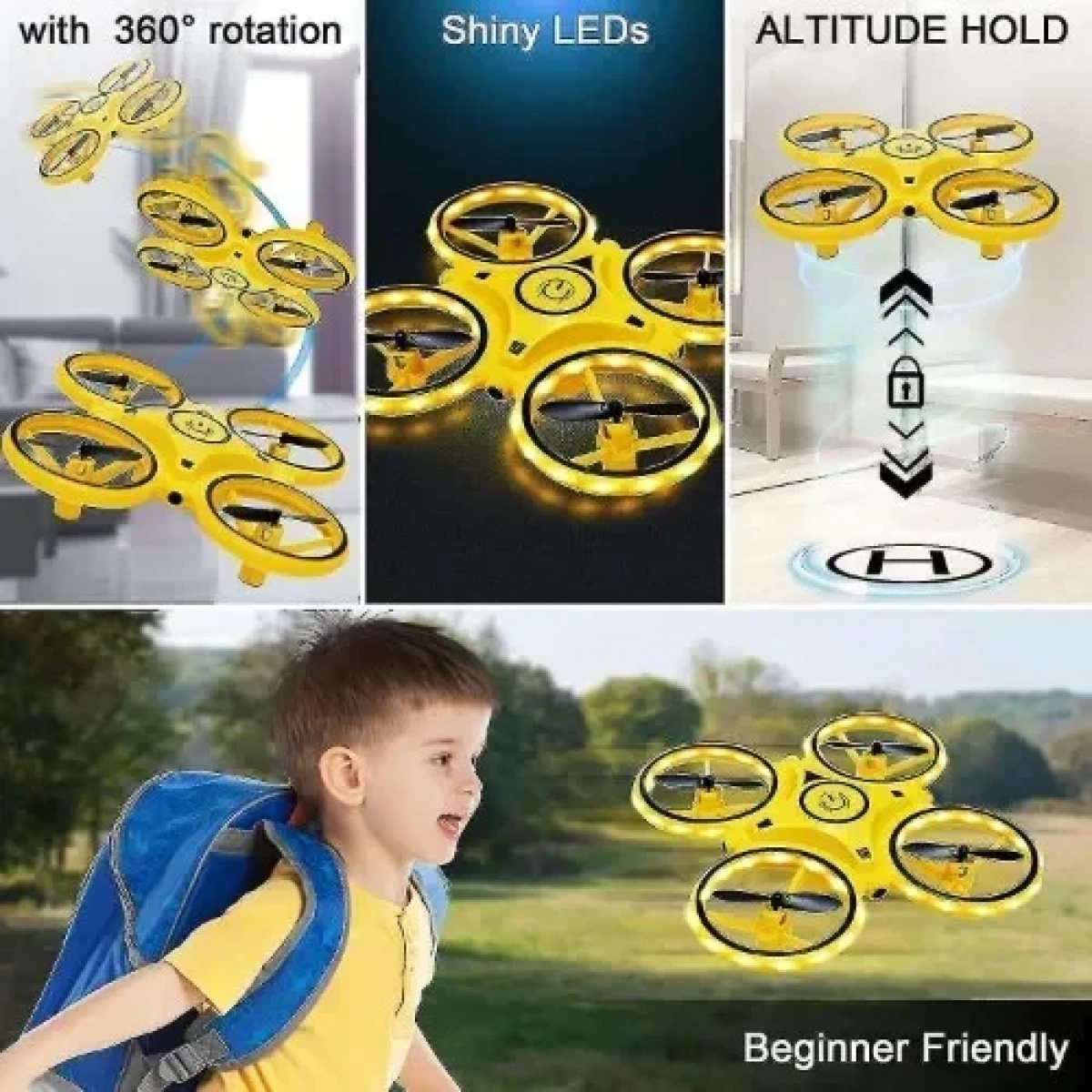 DRONE 2.4G ANDOWL AN-SKY8 με φωτάκια