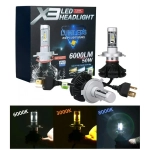 LED φώτα αυτοκινήτου H1, 50W, 6000L 6500K – X3 Led headlights Lumileds