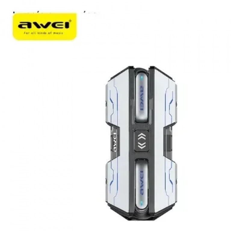 Awei T59 Bluetooth Gaming Ακουστικά χαμηλής καθυστέρησης με μικρόφωνο Ασημί