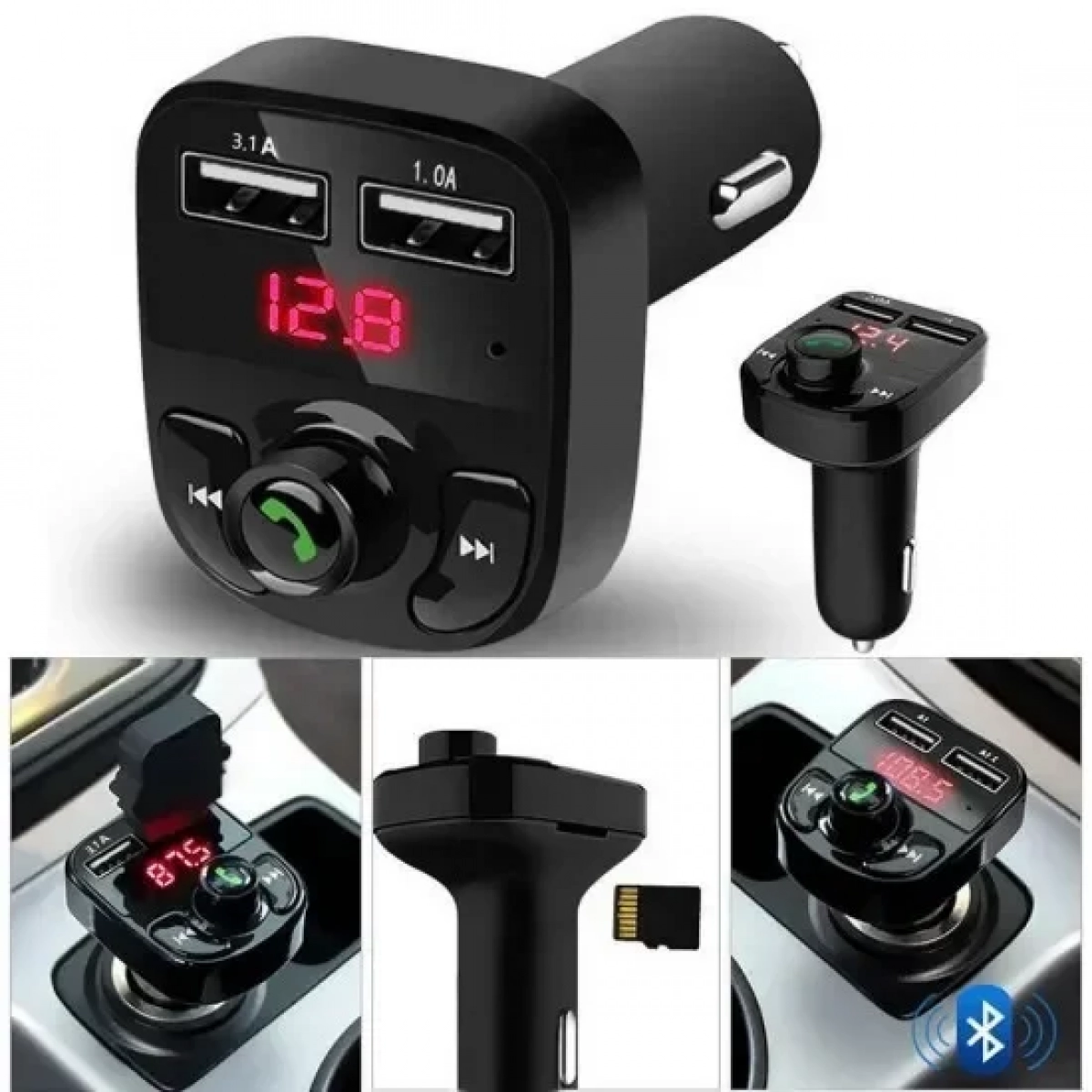 Nemo FM Transmitter Αυτοκινήτου X8 με USB / MicroSD / Bluetooth