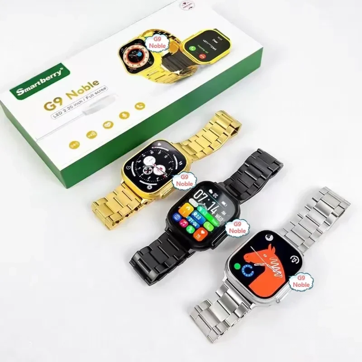 Smartwatch G9 Noble Ασημί