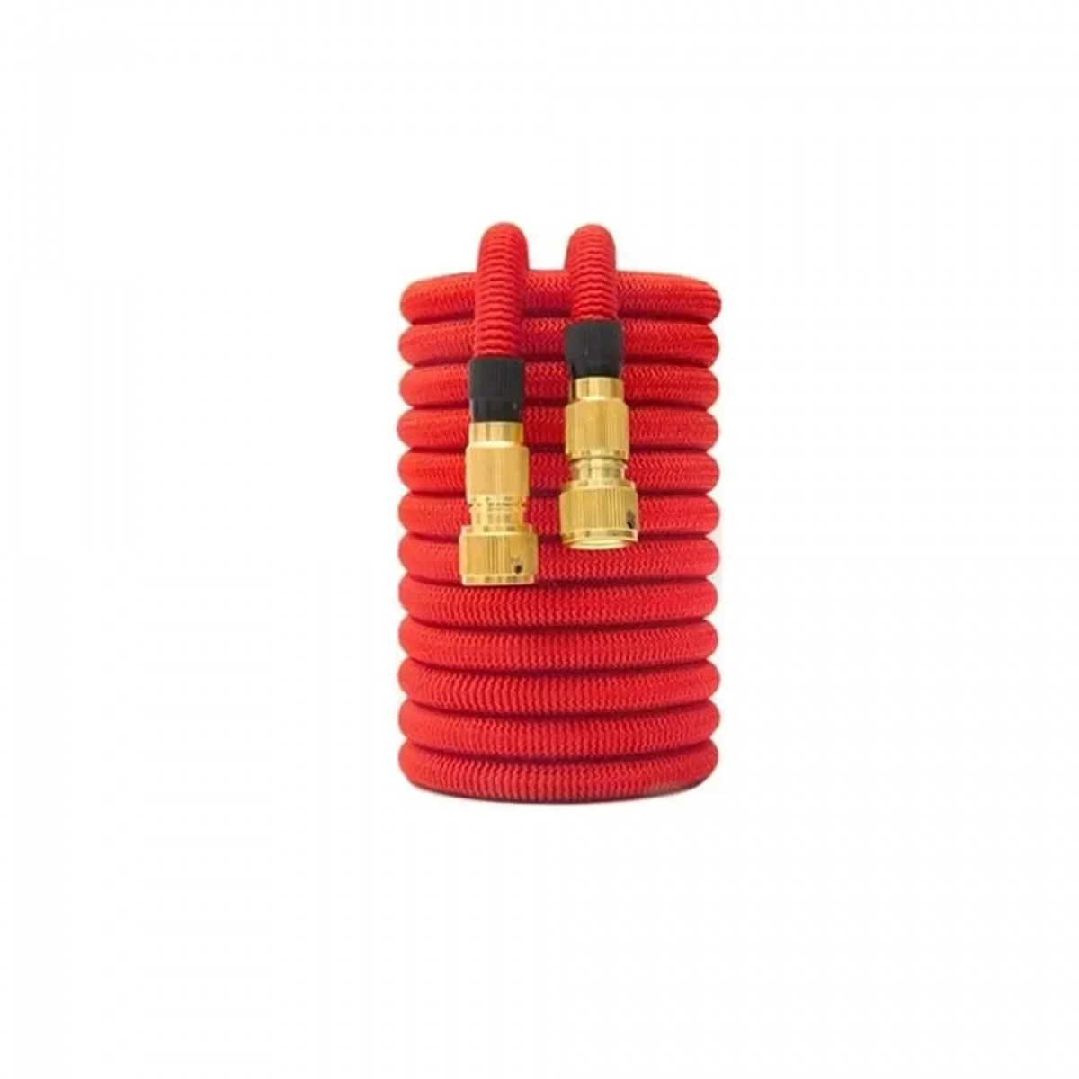 Magic Garden Hose Expandable Magic Rubber Επεκτεινόμενο Λάστιχο Κήπου & Βεράντας 50m σε Κόκκινο χρώμα