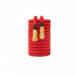 Magic Garden Hose Expandable Magic Rubber Επεκτεινόμενο Λάστιχο Κήπου & Βεράντας 50m σε Κόκκινο χρώμα