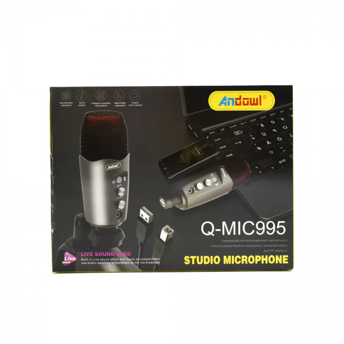 ΕΠΑΓΓΕΛΜΑΤΙΚΟ ΜΙΚΡΟΦΩΝΟ ANDOWL Q-MIC995