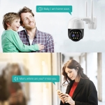Αδιάβροχη κάμερα ασφαλείας με WiFi & αμφίδρομη επικοινωνία IP66 Jortan JT-8186XM