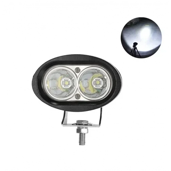 Αδιάβροχος προβολέας LED αλουμινίου 12V-24V 10cm 20W 2 SMD IP68 1600LM OYQP-0084