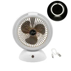 Αναδιπλούμενος επαναφορτιζόμενος ανεμιστήρας με 4 ταχύτητες & LED φωτισμό Multi Function Lamp Fan