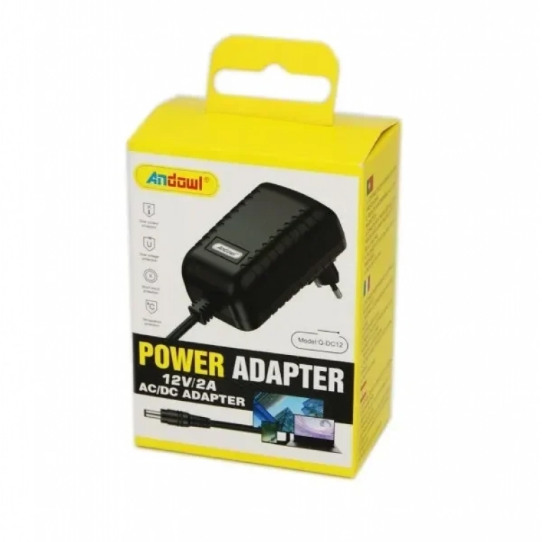 Andowl Universal Τροφοδοτικό 12V 2A (Q-DC12)