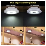 Ασύρματα σποτάκια LED 3 τεμάχια με τηλεκοντρόλ για εσωτερικούς χώρους - Image 5