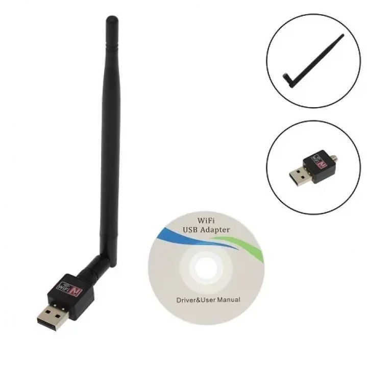 Ασύρματος αντάπτορας δικτύου Wifi USB με κεραία 15cm TR-2011