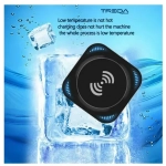 Ασύρματος φορτιστής Qi Pad για συσκευές 10W Treqa TR-W8 μαύρο - Image 3