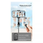 Awei X49 Πτυσσόμενο Selfie Stick και Τρίποδο με Τηλεχειριστήριο Μαύρο