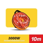 Μπαλαντέζα ασφαλείας με καλώδιο 10m 3×1.5mm κόκκινη