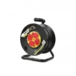 Μπαλαντέζα καρούλι με καλώδιο & 4 θέσεις 50m 3×2.5mm μαύρη