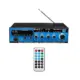Ενισχυτής με λειτουργία karaoke, bluetooth & τηλεχειριστήριο 12V/220V BT-306
