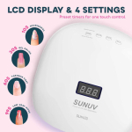 Επαγγελματικό φουρνάκι νυχιών UV – LED 48W Sun 4S λευκό - Image 4