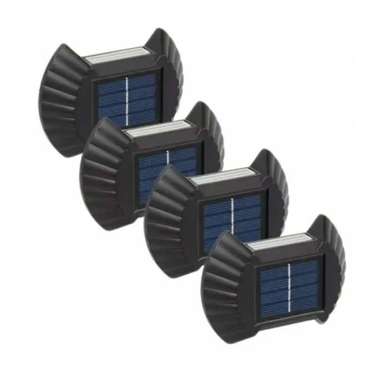 Επιτοίχια ηλιακά φωτιστικά κήπου 4 τεμάχια Solar Energy Wall Lamp