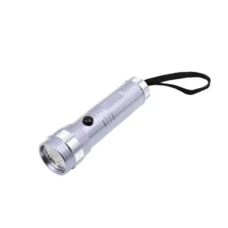Φακός LED χειρός 30LM με ψυχρό λευκό φως BL-015-14 ασημί