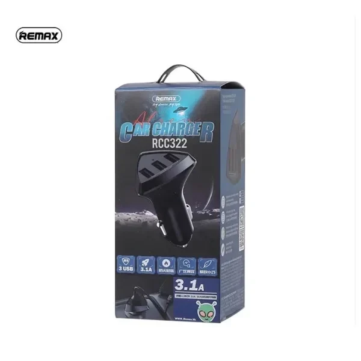 Φορτιστής Αυτοκινήτου REMAX 3*USB PORT 3.1A RCC322