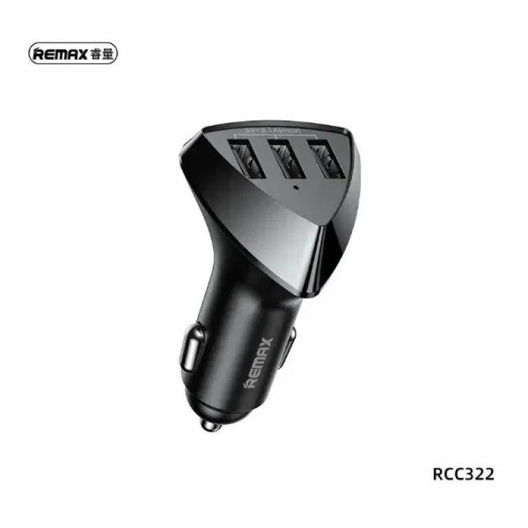 Φορτιστής Αυτοκινήτου REMAX 3*USB PORT 3.1A RCC322