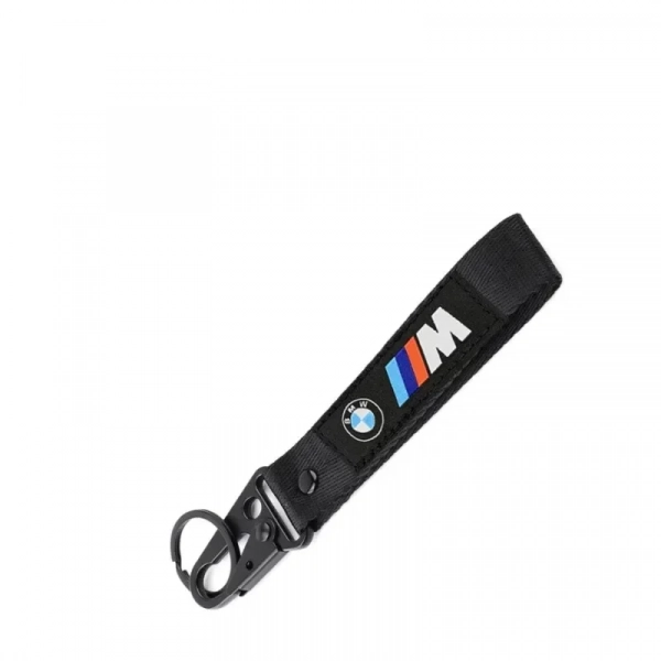 Υφασμάτινο Μπρελόκ Carabiner BMW Μαύρο