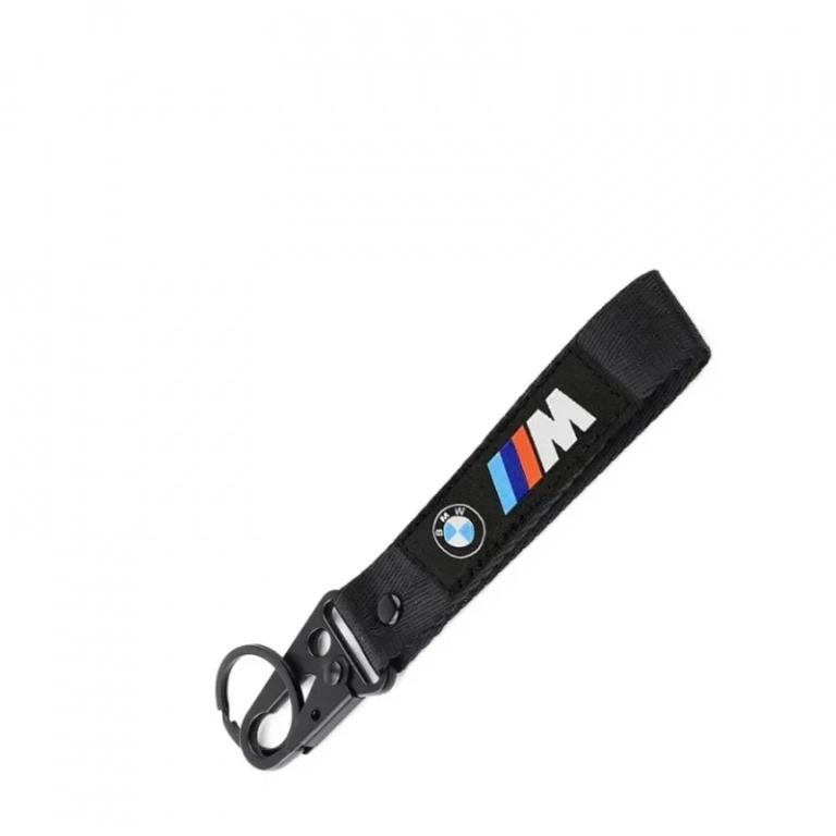 Υφασμάτινο Μπρελόκ Carabiner BMW Μαύρο