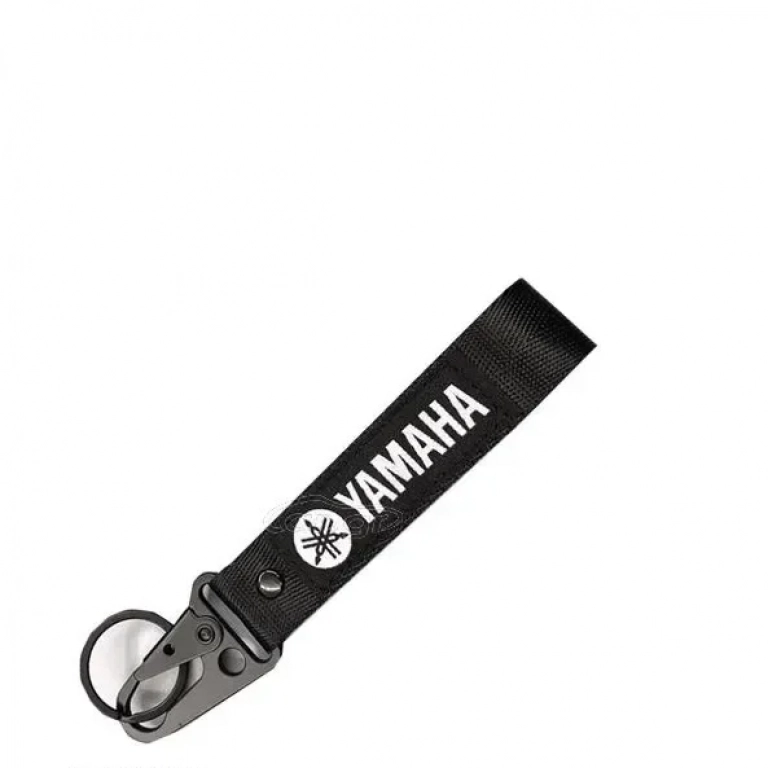 Υφασμάτινο Μπρελόκ Carabiner Yamaha Μαύρο