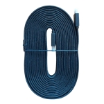 Καλώδιο HDMI 15m V2.0 4K UHD 3D Flat, Braided YWX-4K-15 μαύρο