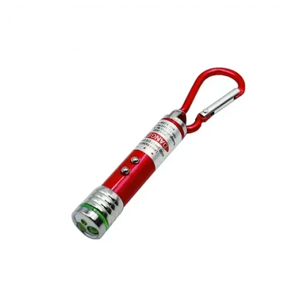 Μίνι φακός LED μπρελοκ με laser BL-1001 κόκκινο