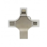 Μονάδα αποθήκευσης USB Stick 3.0 64GB με βύσμα USB-A, Type-C, Micro USB & Lightning TR-2027