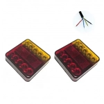 Πίσω φανάρια φορτηγού σετ 2 τεμάχια 12V – 24V 10SMD SY-HWD0088E