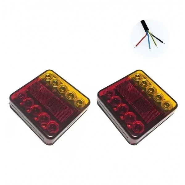 Πίσω φανάρια φορτηγού σετ 2 τεμάχια 12V – 24V 10SMD SY-HWD0088E