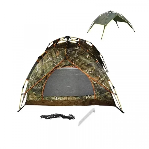 Αυτόματη σκηνή Igloo 3 ατόμων 200 x 150 x 125 cm για camping παραλλαγή πράσινη