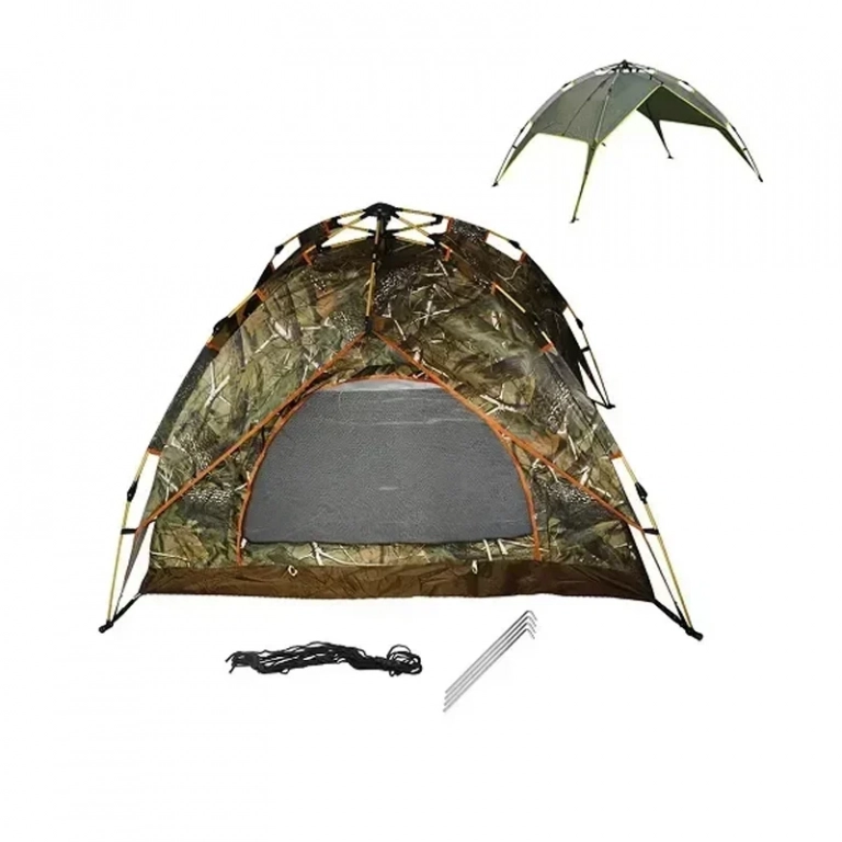 Αυτόματη σκηνή Igloo 3 ατόμων 200 x 150 x 125 cm για camping παραλλαγή πράσινη