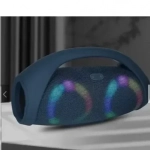 Ασύρματο ηχείο Bluetooth με φως LED και υπογούφερ C6 σκούρο μπλε χρώμα