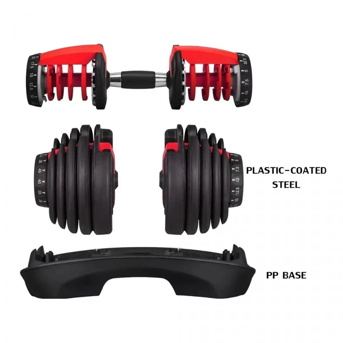 Skygym Αλτήρας 1x 24kg Ρυθμιζόμενος με Βάση