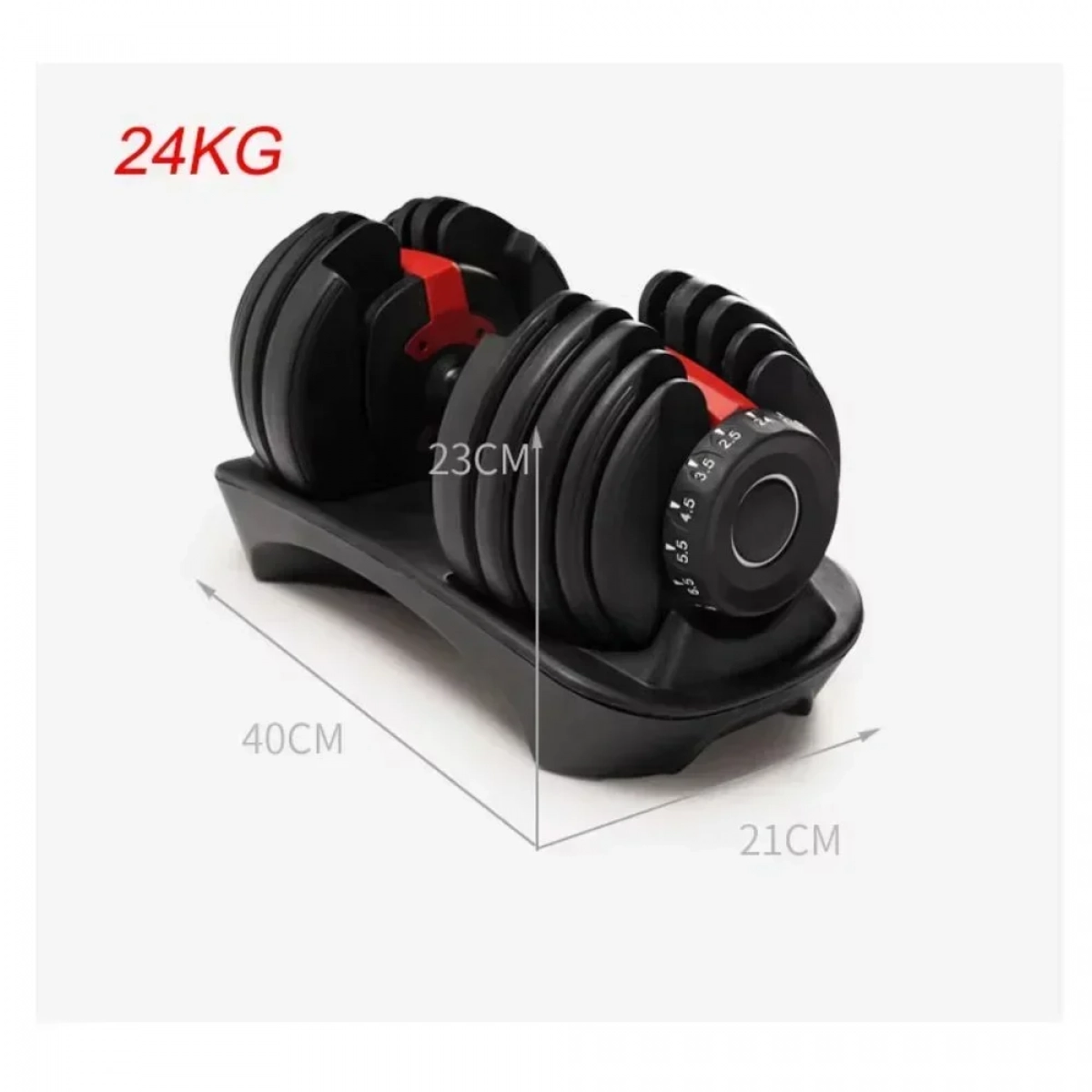 Skygym Αλτήρας 1x 24kg Ρυθμιζόμενος με Βάση