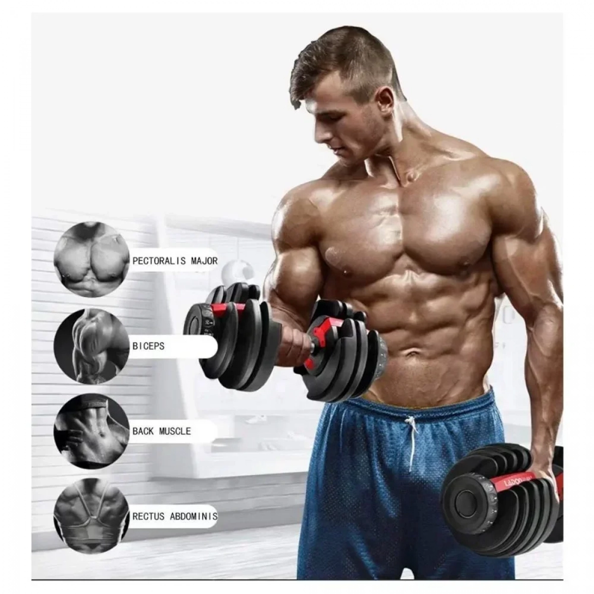 Skygym Αλτήρας 1x 24kg Ρυθμιζόμενος με Βάση
