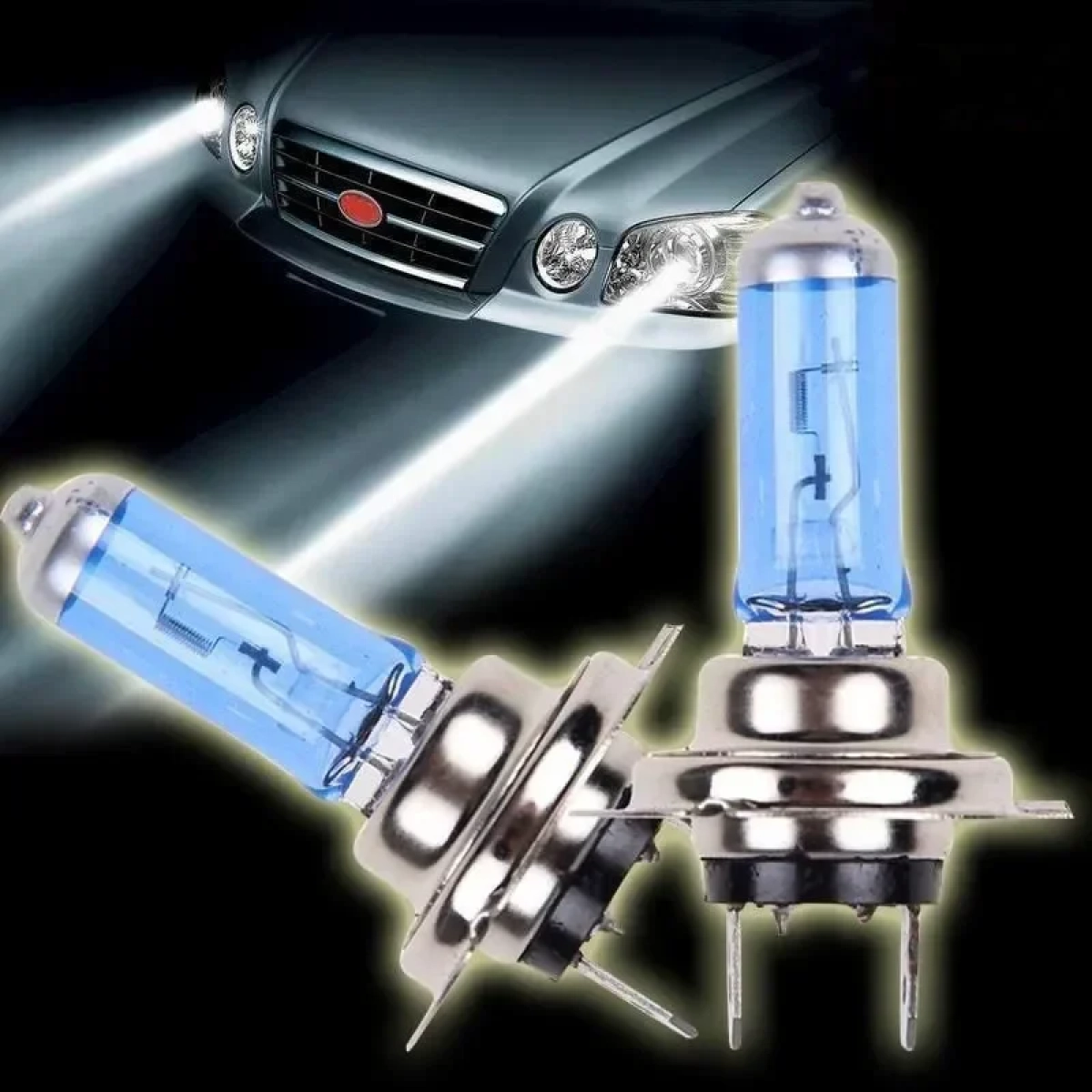 Λάμπες Αλογόνου Τύπου Xenon 55w 12v h7 hng 5500k 2 τμχ