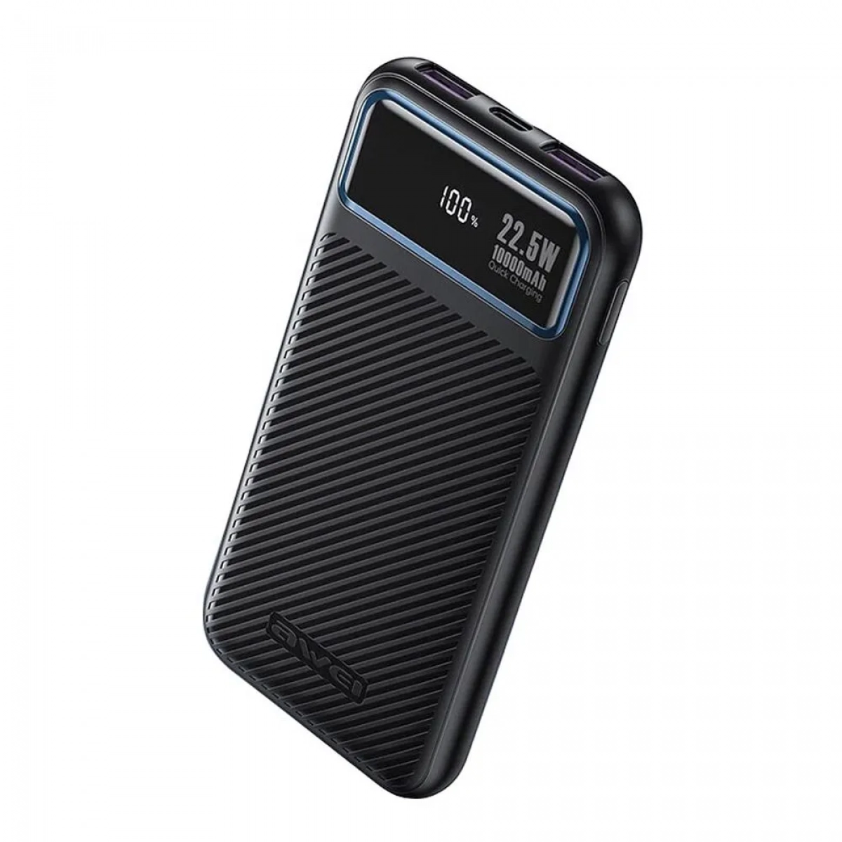 Awei P148K Power Bank 10000mAh 22.5W με Θύρα USB-A και Θύρα USB-C Power Delivery Μαύρο