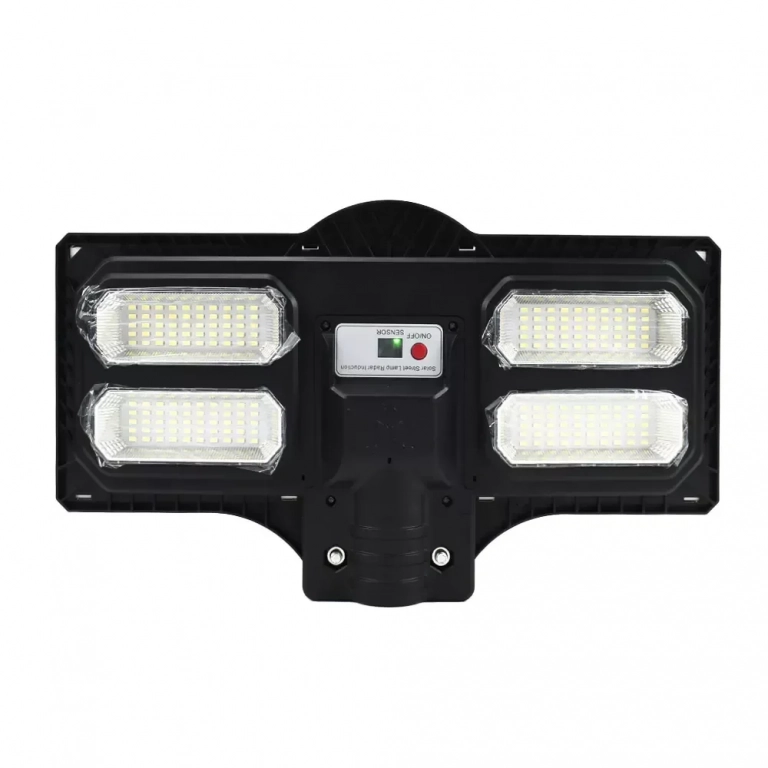 Ηλιακός Προβολέας 200LED 200W 120º IP65 με Μεταλλικό Κολωνάκι OEM – Μαύρο