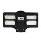 Ηλιακός Προβολέας 200LED 200W 120º IP65 με Μεταλλικό Κολωνάκι OEM – Μαύρο