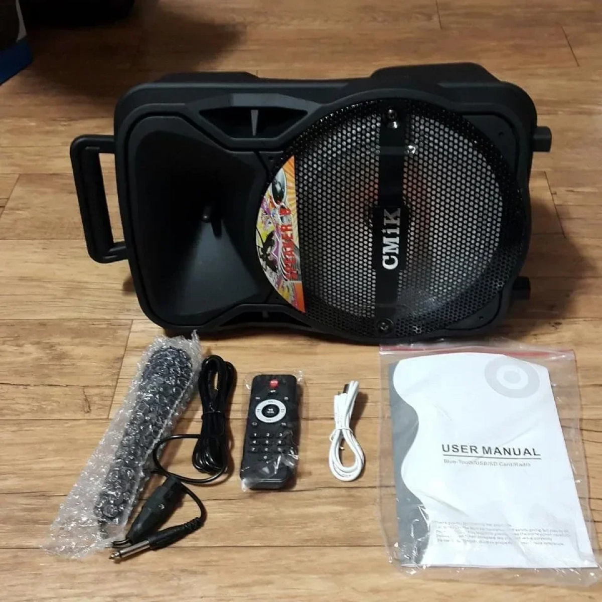 Σύστημα Karaoke με Ασύρματo Μικρόφωνo Cmik MK-B12 σε Μαύρο Χρώμα